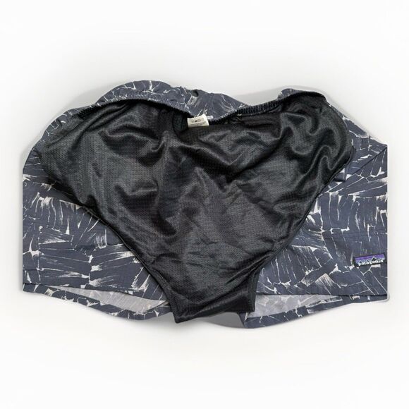 Patagonia Gray Baggies Swim Short Trunks Size Large Pockets Drawstring Lined - Picture 6 of 12
